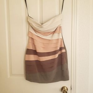 multicolor cocktail dress